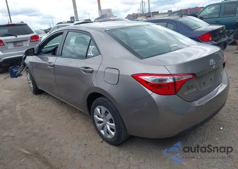 2014 Toyota Corolla Le from USA, damaged, VIN 5YFBURHE4EP084922